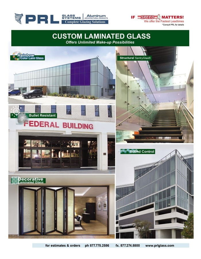 Laminated Glass at PRL. What Interlayers, Make-Ups & Custom Fabrications? Learn Now!