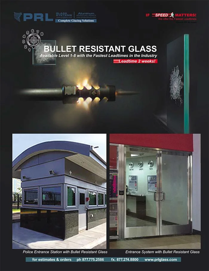 Laminated Security Glass | Bullet Resistant Glass up to Level 8 Ammunitions