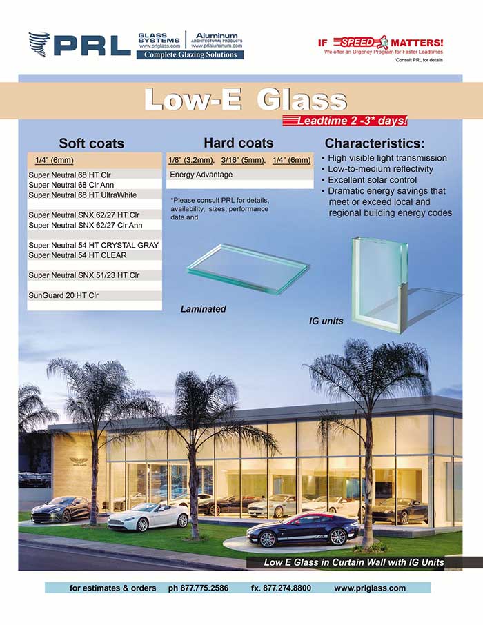 Low-E Architectural Glass IG’s now 2-3 working days!