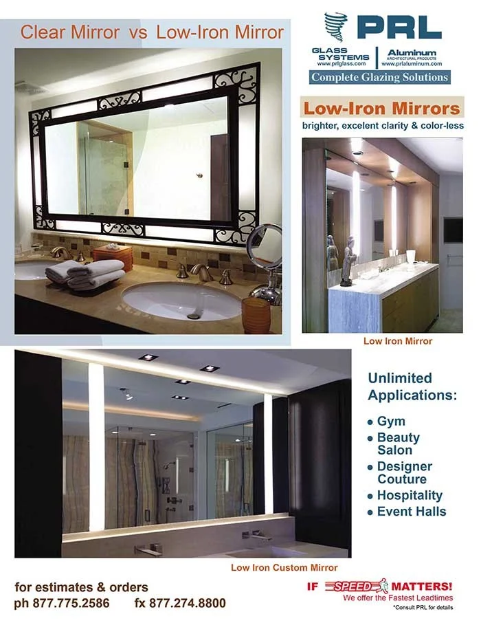 1/4″ Low Iron Mirror