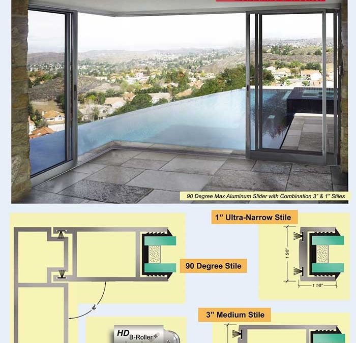 PRL’s Ultra Narrow 1″ Stile Max Sliders: Indoor/Outdoor Sliders with Expansive Glass Views!