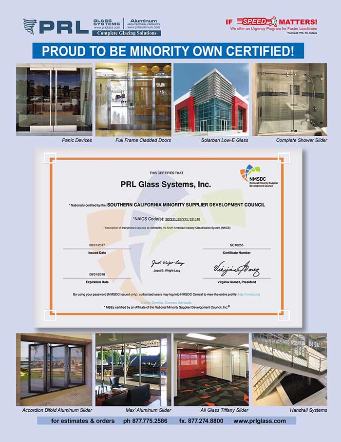 PRL is Proud to Announce Our Minority Owned Business Enterprise MBE Certification!