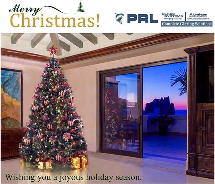 Holiday Greeting from PRL Glass and Aluminum