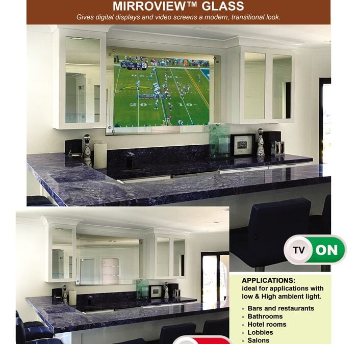 MIRROVIEW™ TV GLASS | Hide TV Screens in Style. Get In on The Benefits at PRL