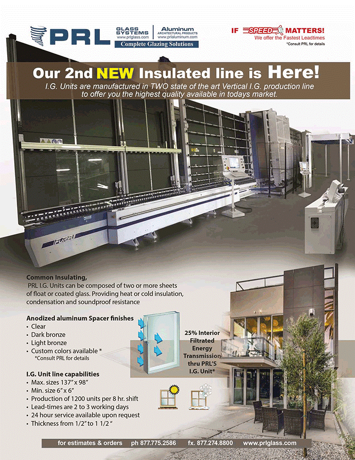 New Insulated Glass Line NOW IN OPERATION!