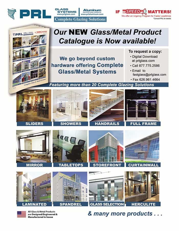 New PRL 2015 Complete Architectural Glass and Metal Systems Catalog