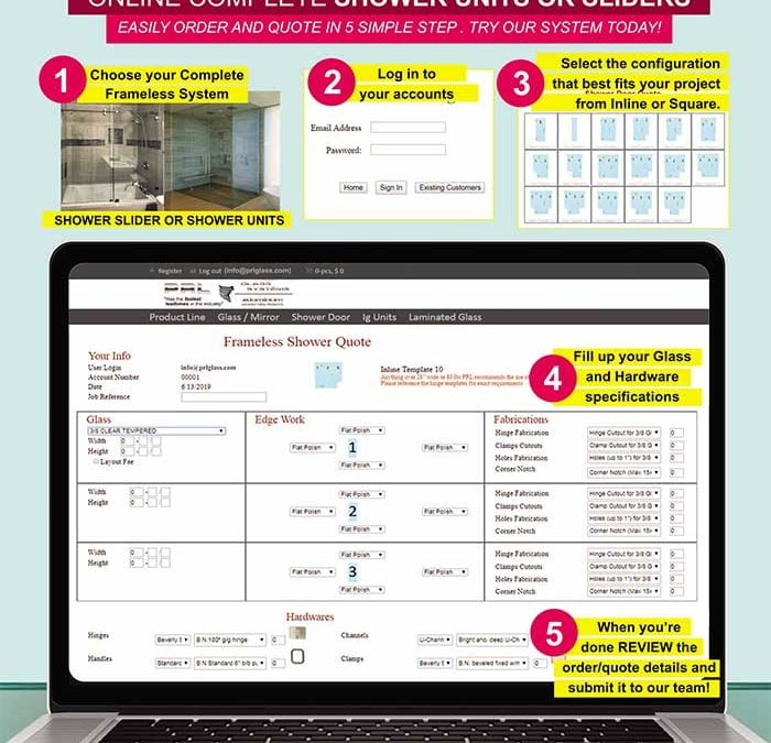 Order Frameless Shower Door Units & Sliders Online