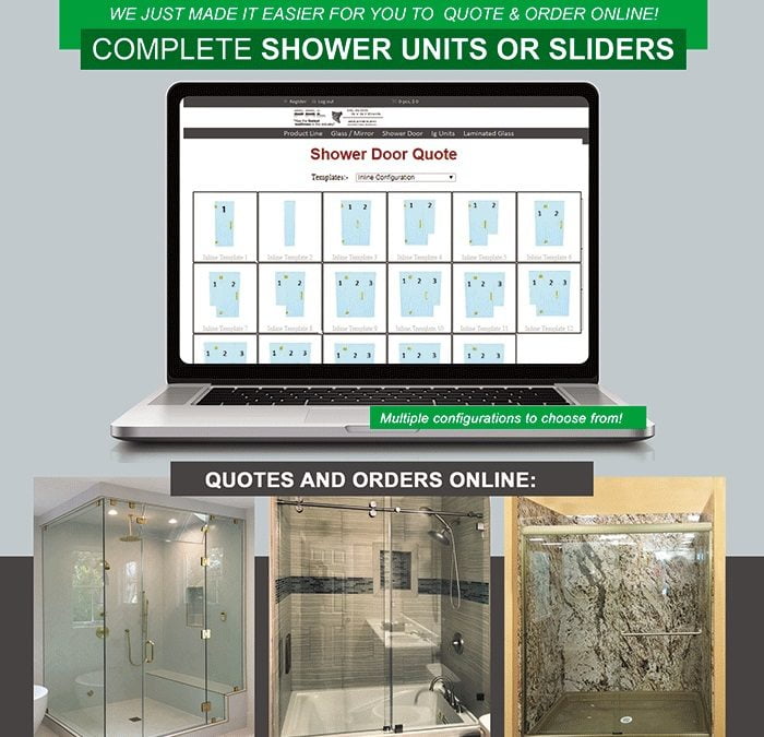 Order Frameless Shower Door Sliders & Units Online. Stay Safe Like Many of Our Customers!