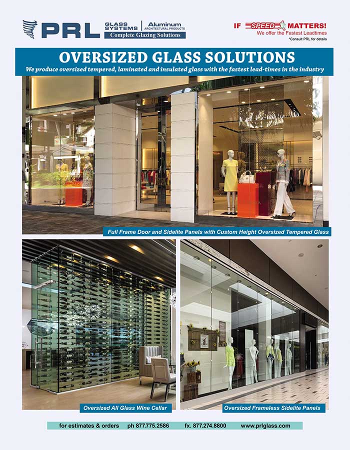 Oversized Glass Capabilities. PRL Does What? Tempered, Laminated & IG Units