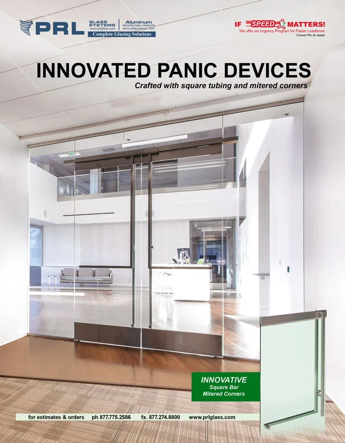 Innovative Panic Device Square Tubular Bar With Mitered Corners