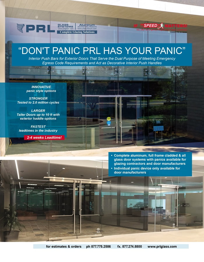 Panic Devices for All Glass Entrances