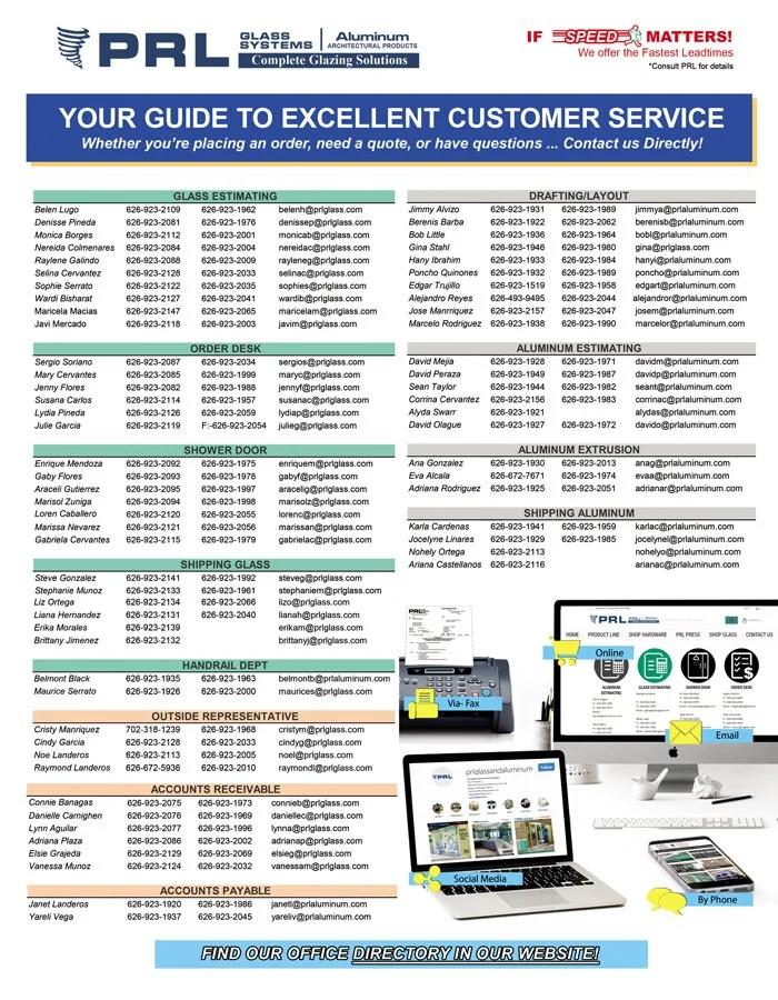 PRL 2023 COMPANY DIRECTORY – Find who can answer your questions!