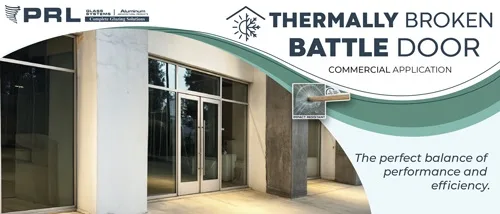 Thermally Broken Impact Resistant Battle Doors