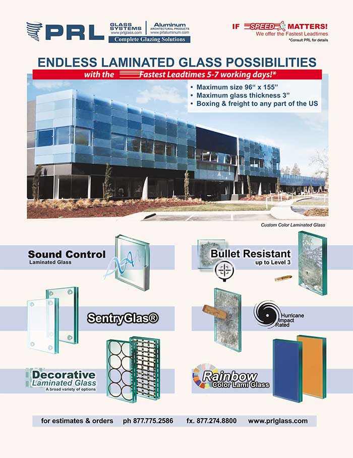 PRL Laminated Glass Endless Possibilities