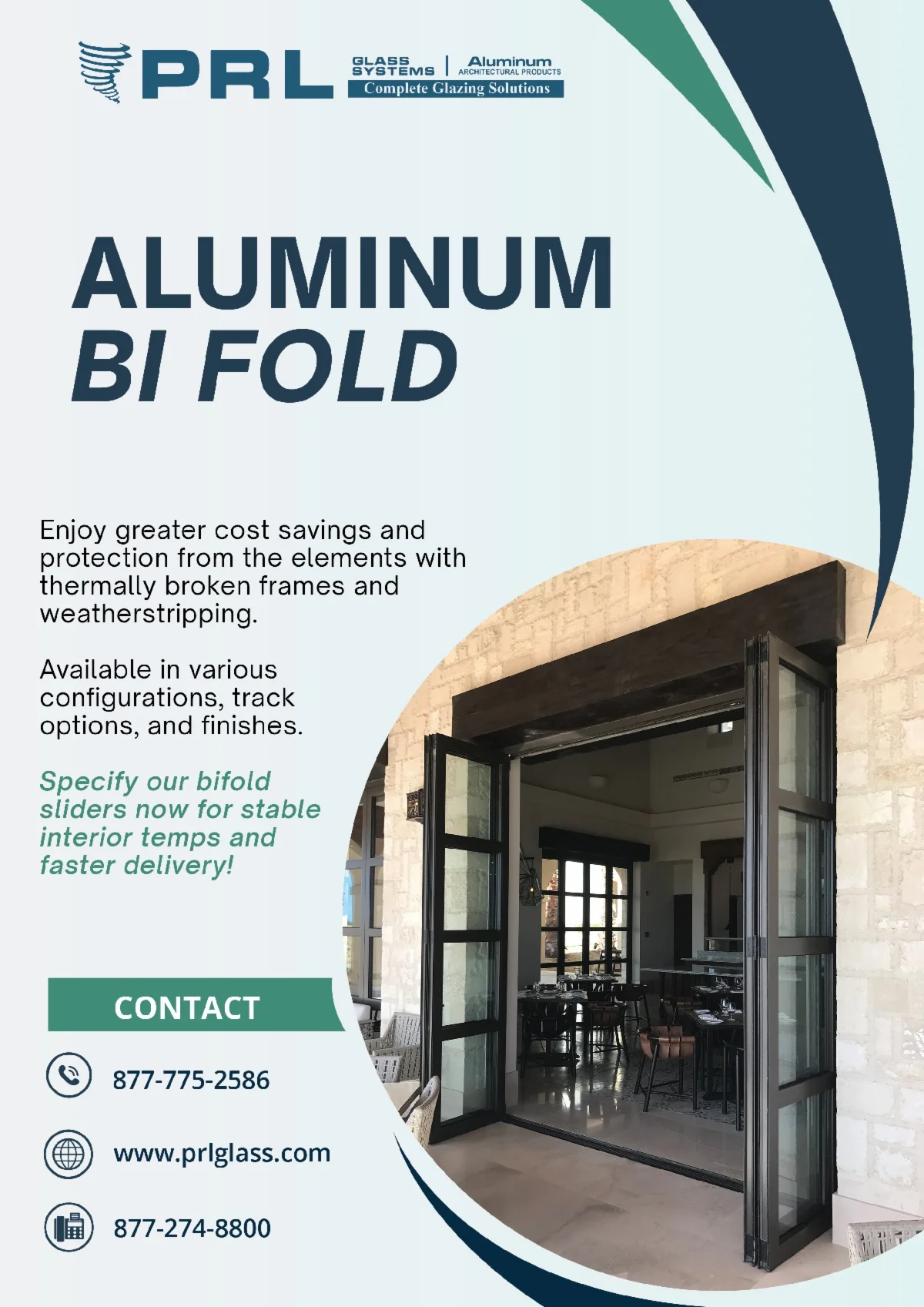 Buy PRL’s Accordion Bifold Doors