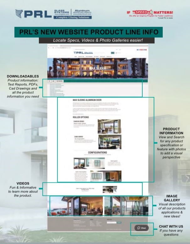 Product Line Info on PRL’s New Website. Locate Our Specs, Videos & Galleries!