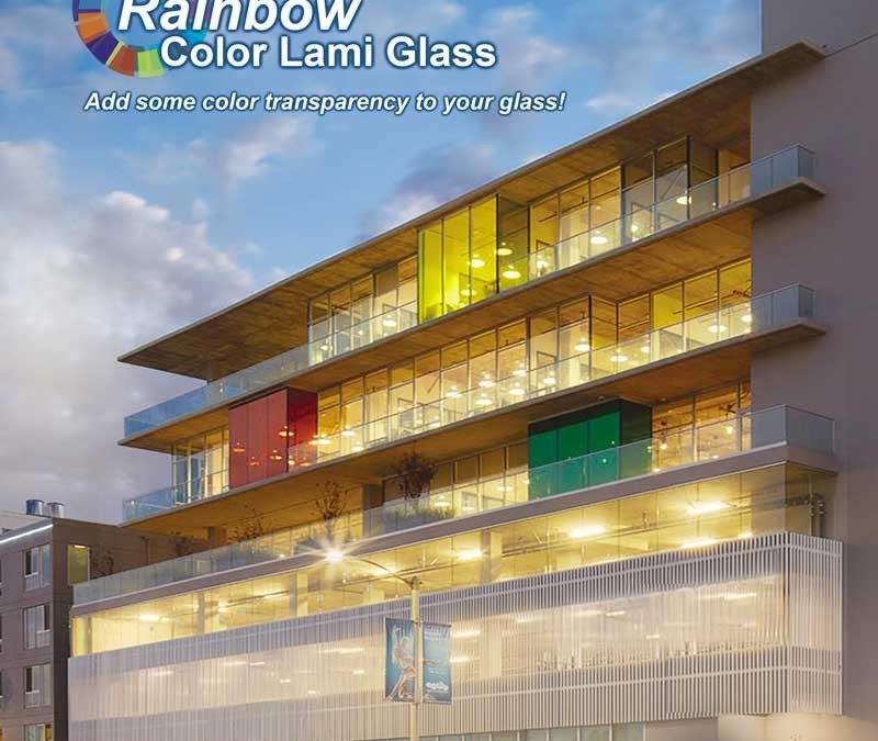 Rainbow Colored Laminated Glass. Get 12 Standard & Over 1,000 Custom Shades at PRL!