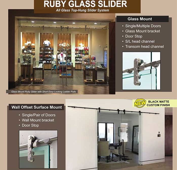 Ruby All Glass Sliding Doors. Get Interior Entries with Boundless Views at PRL!