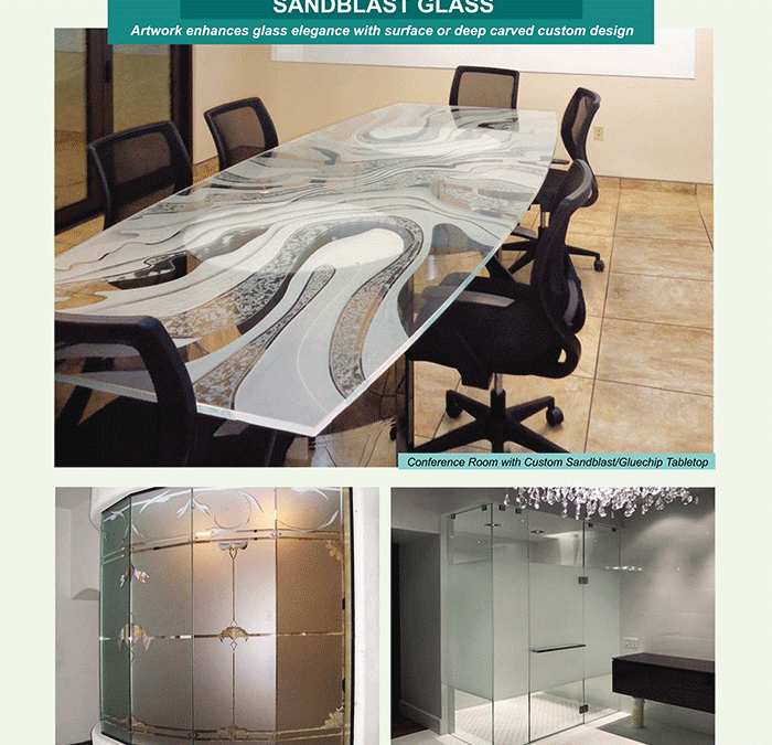 PRL’s Sandblasted Glass Designs. Limitless Possibilities. Limitless Creativity.