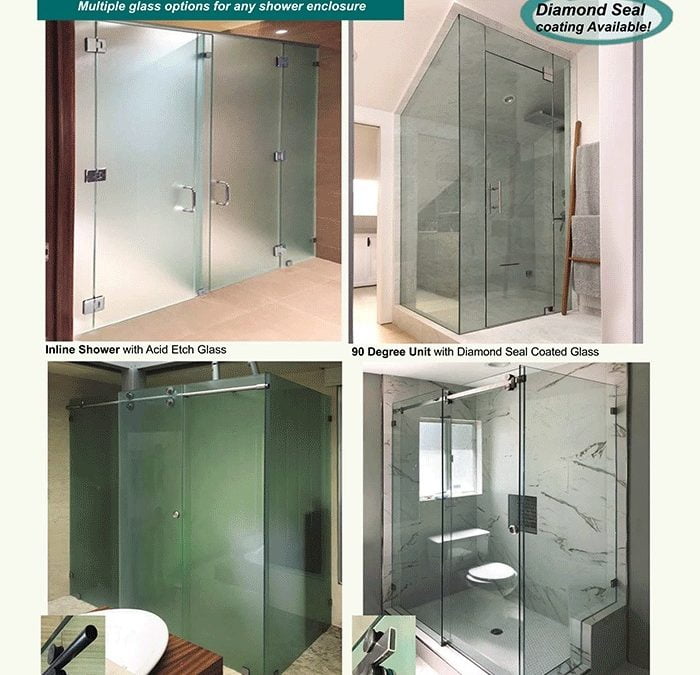 Create a Beautiful Shower & Bath with PRL’s Shower Glass Types