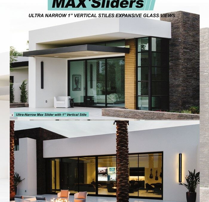 Buy Ultra-Narrow Max Sliding Glass Doors. Slim Aluminum Stiles = Greater Glass Views!