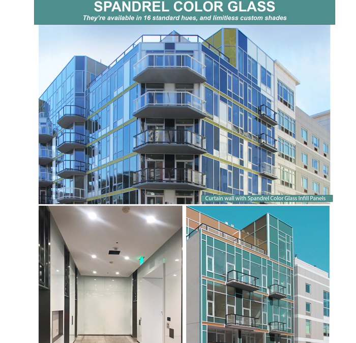Spandrel Color Glass 7 Benefits for Architectural, Decorative & High Performance Jobs