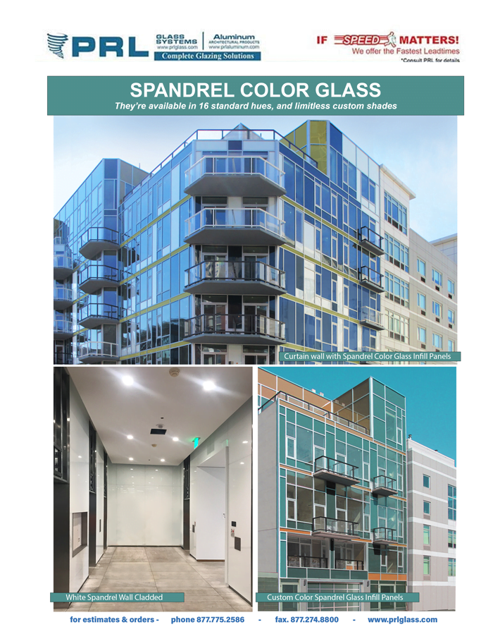 Spandrel Color Glass 7 Benefits for Architectural, Decorative & High Performance Jobs