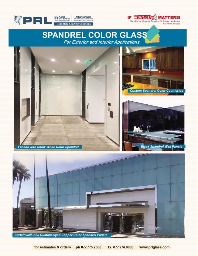 spandrel glass colors