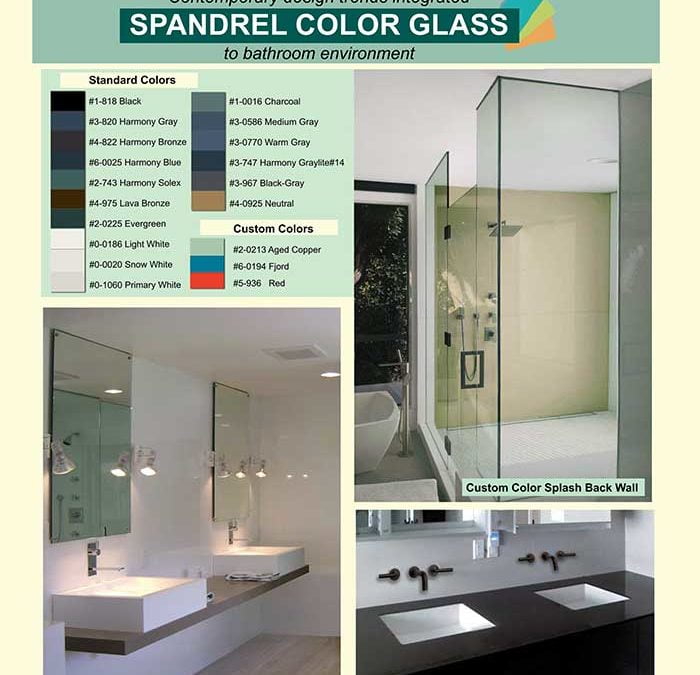 Spandrel Shower Splashback Walls. Easy Maintenance, Boundless Colors