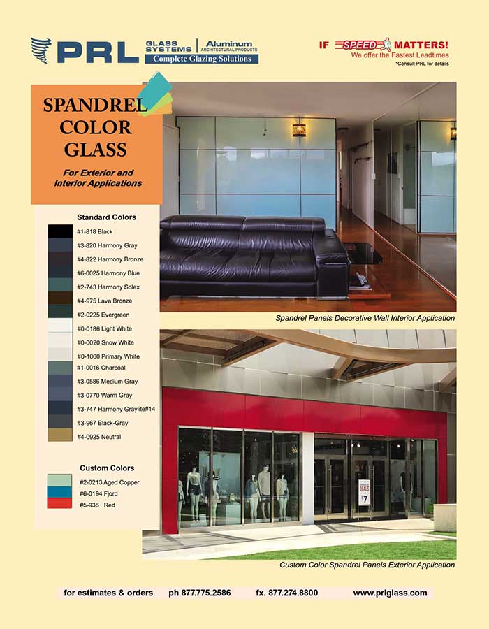 Spandrel Glass. Innovate Your Job Proposals with Infinite Colors