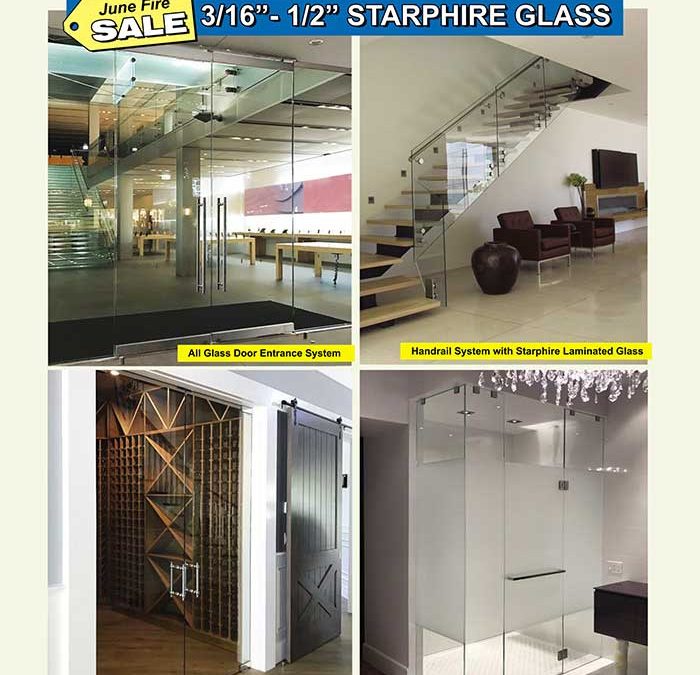 June Fire Sale Dazzling Starphire® Glass!!!
