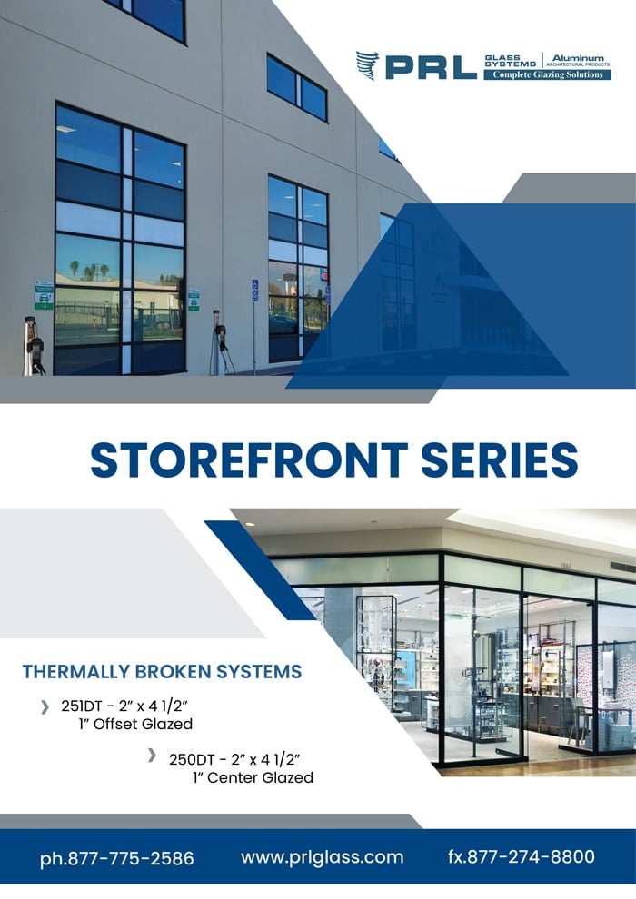 Complete High Performance Aluminum Storefronts!