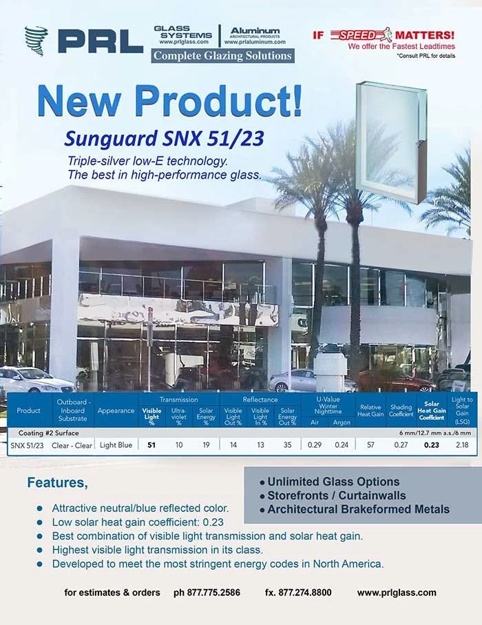 PRL adds SNX 51/23 to its variety of glass and metal products!