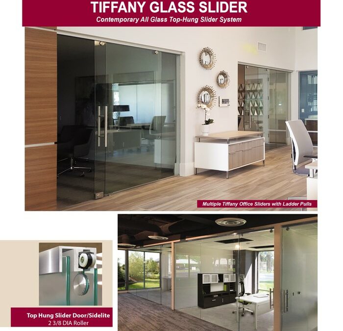 Tiffany All-Glass Sliders Offer Benefits Galore! Bid PRL’s Interior Doors!