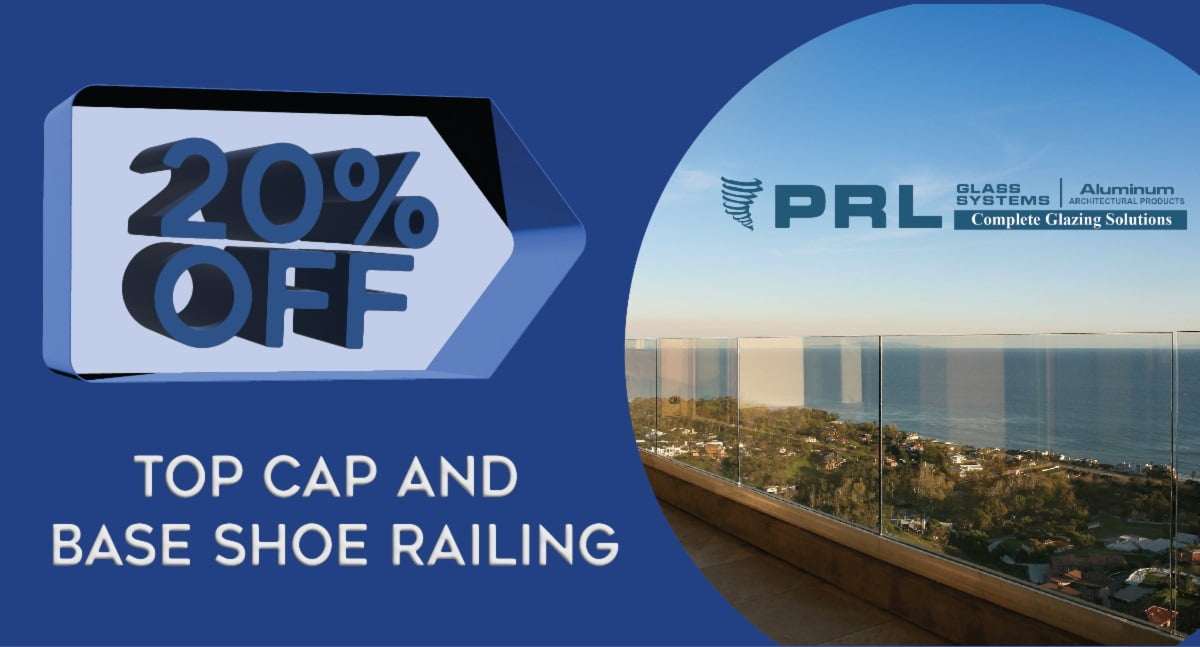 20% Off Handrail Top Cap and Base Shoe Railing
