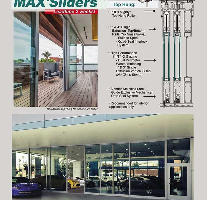 PRL’s Top Hung Sliding Doors!
