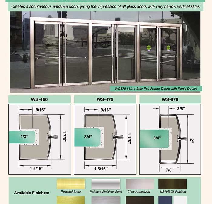 Ultra Narrow Stile I-Line Doors from PRL! Southern California’s Leading Glazing Manufacturer!